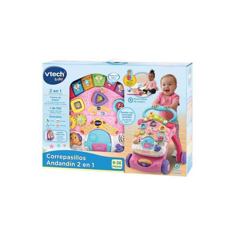 vtech correpasillos andandin rosa ( vtech - 505657)