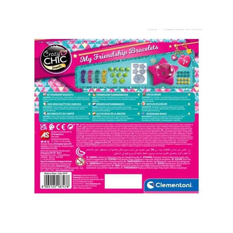 crazy chic pulseras de la amistad ( clementoni -18747) crazy chic pulseras de la amistad ( clementoni -18747)
