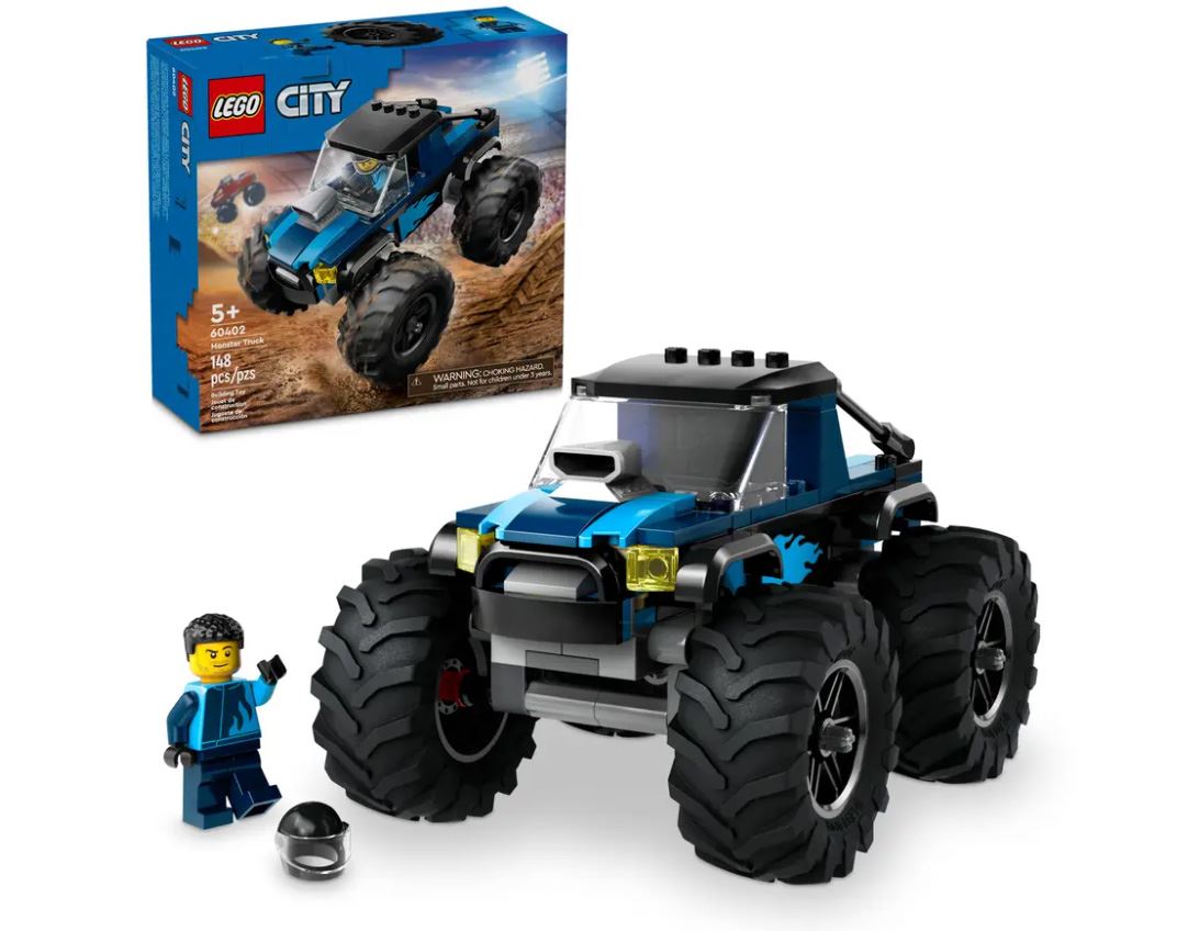lego city monster truck azul (60402)