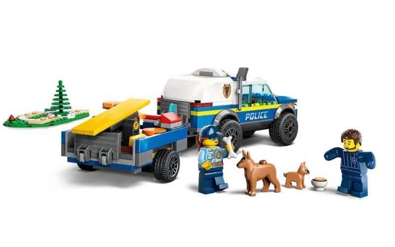 lego city entrenamiento movil para perros policia (60369)