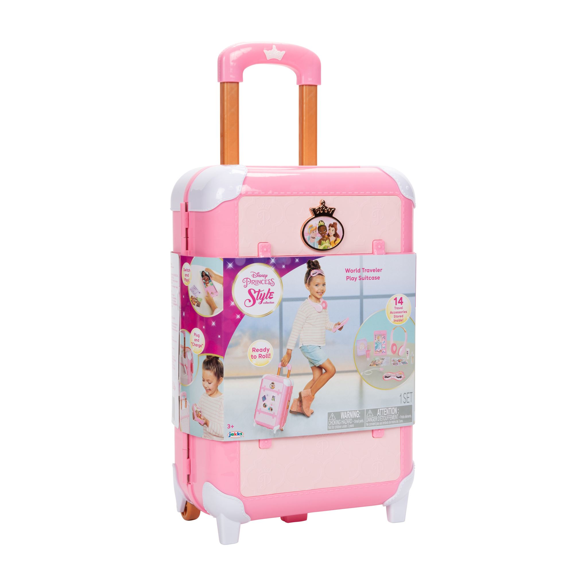 disney style collection maleta de juego (jakks pacific - 223824)