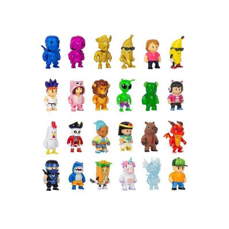 stumble guys figura pack de 5 (bizak - 64112045) stumble guys figura pack de 5 (bizak - 64112045)