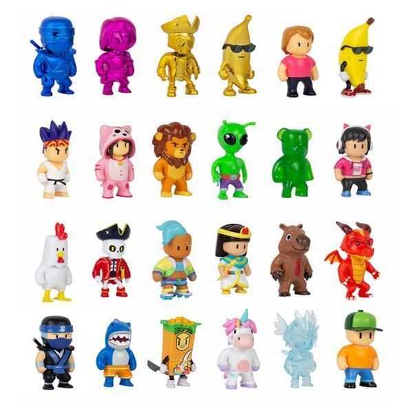 stumble guys figura pack de 5 (bizak - 64112045)