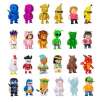 stumble guys figura pack de 5 (bizak - 64112045) stumble guys figura pack de 5 (bizak - 64112045)