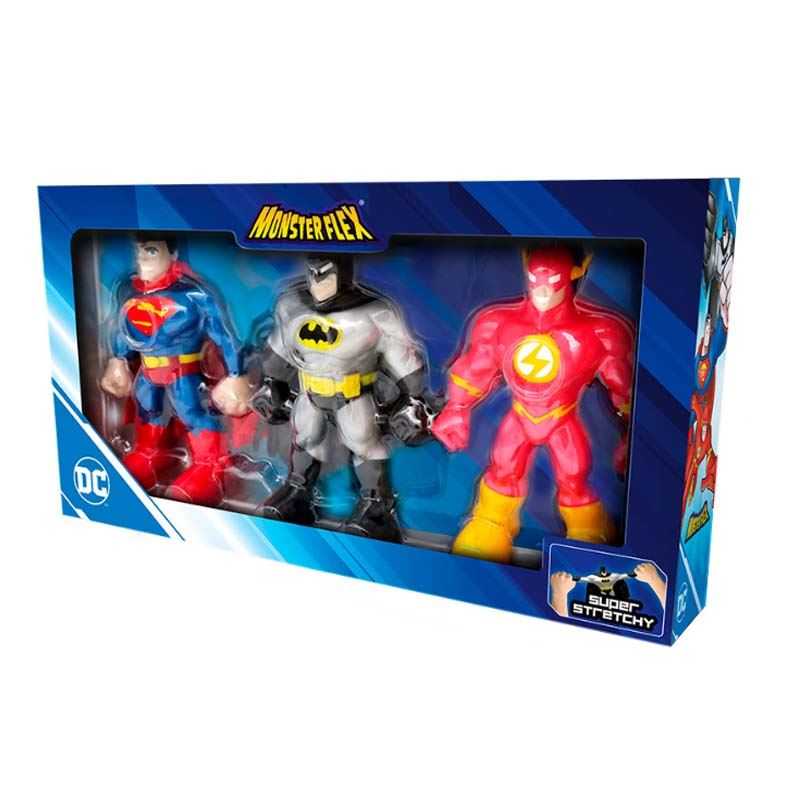 monsterflex dc comic pack de 3 (bizak - 64392024)