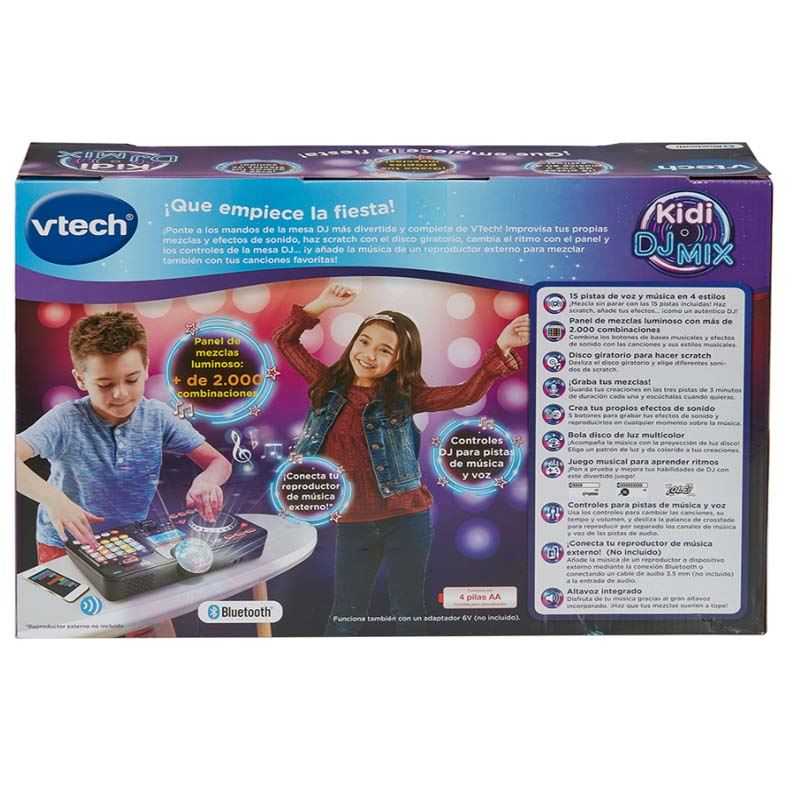 vtech kidi dj mix mesa de mezclas (547322)