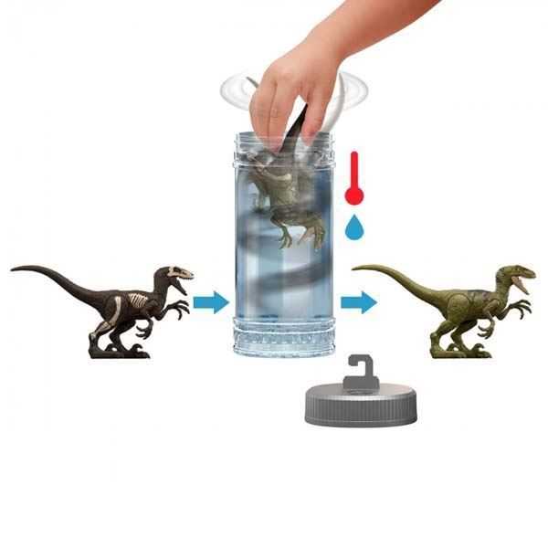 jurassic world dino reveal dinosaurio sorpresa (mattel - jdc52)
