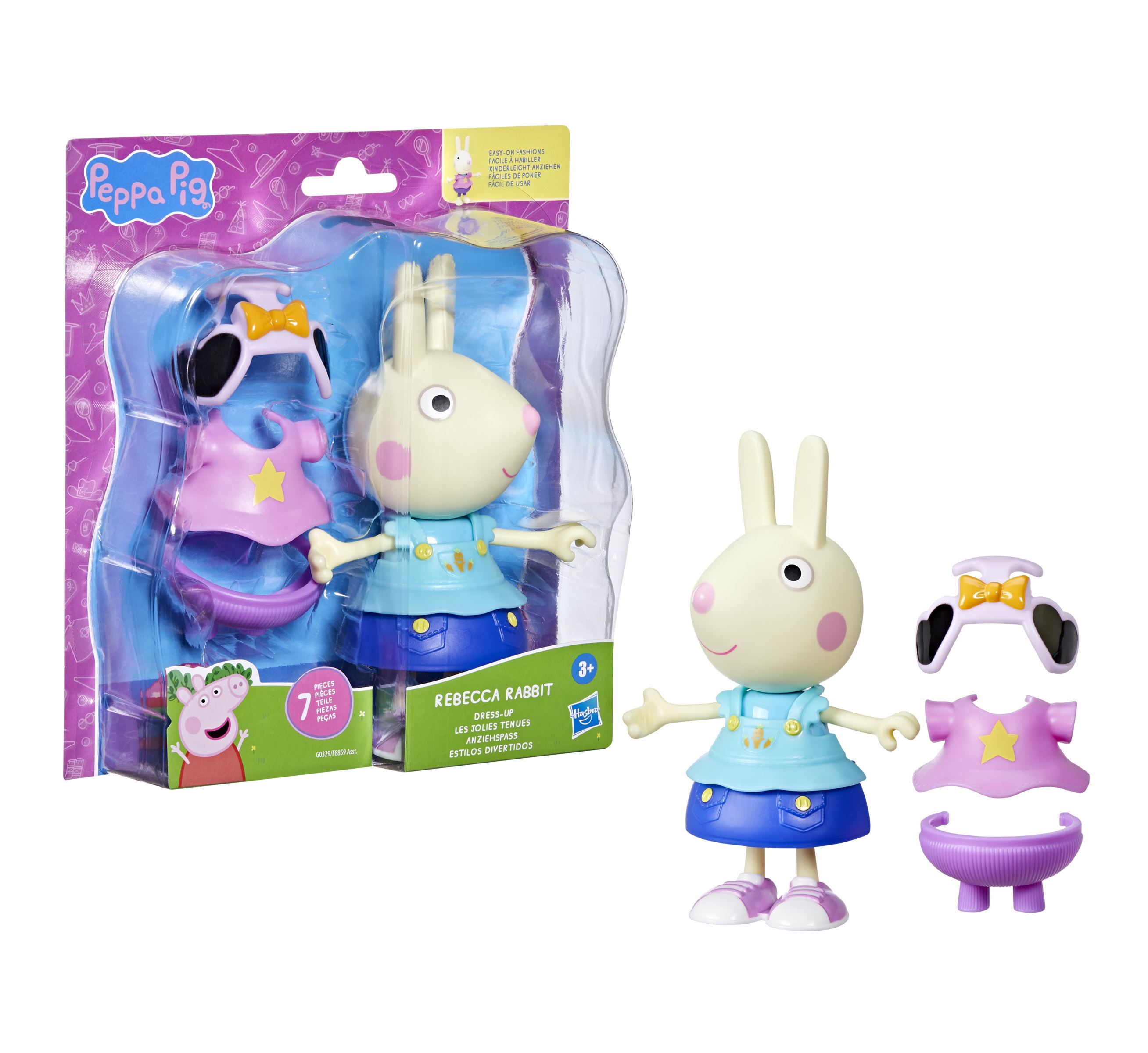 peppa pig estilos divertidos (hasbro - f88595l2)