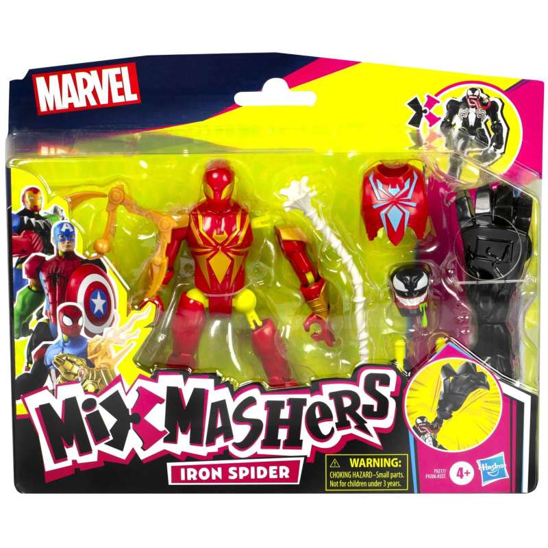 spiderman figuras mixmashers deluxe surtidas (mattel - f92065l6) spiderman figuras mixmashers deluxe surtidas (mattel - f92065l6)