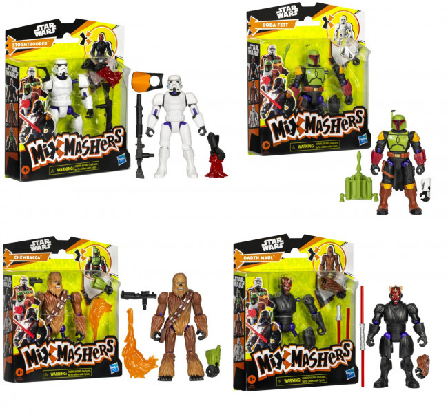 star wars figuras mixmashers basicas surtidas (mattel - f94795l0)