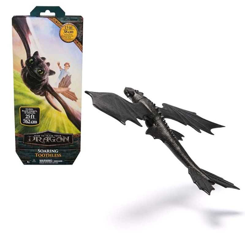 dragones movie dragon toothless volador basico (spin master - 6072659)