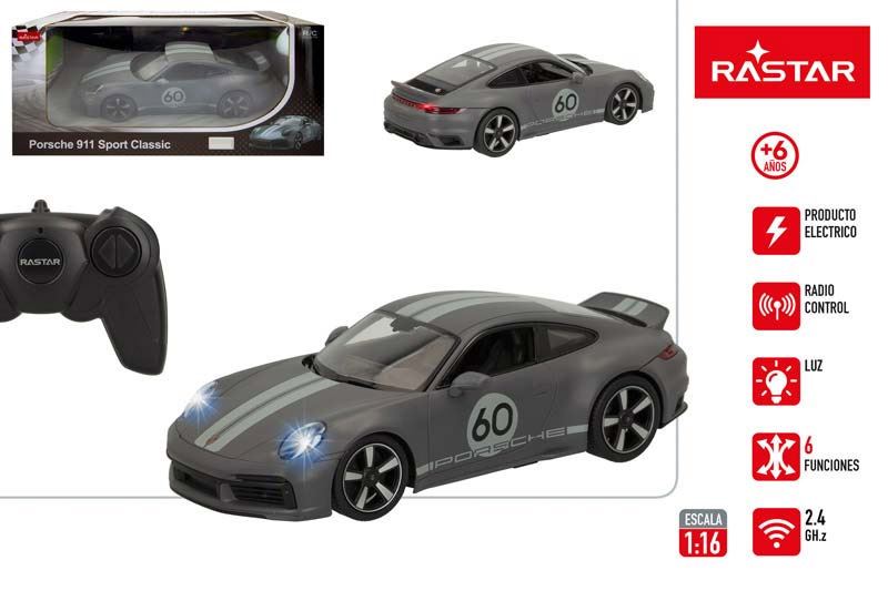 rastar coche r/c 1:16 porsche 911 (color baby - 41283)