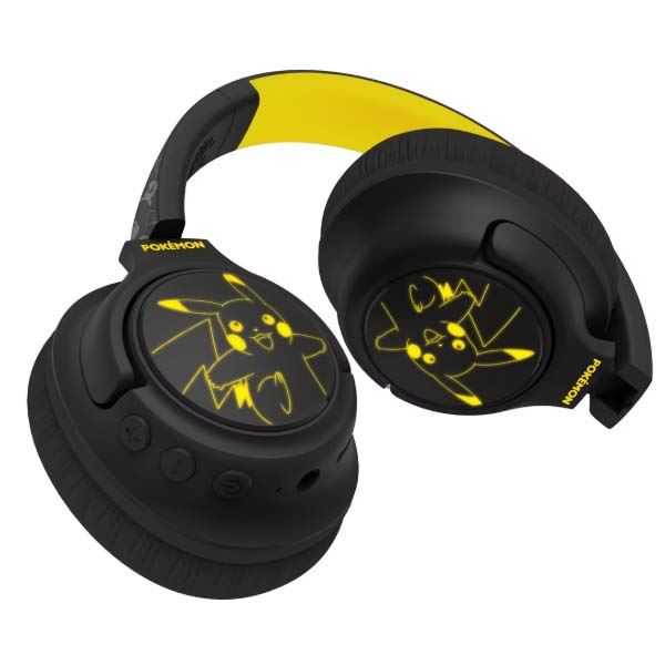 pokemon pikachu bluetooth auriculares con led (last level - rlpk1200)