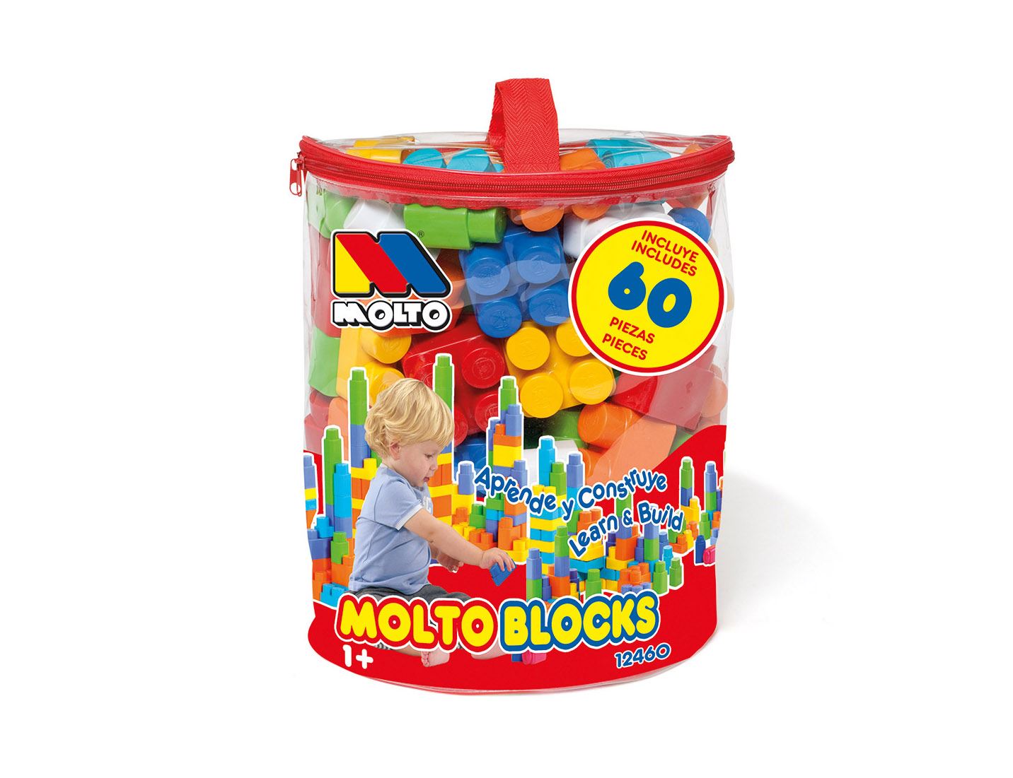 molto bolsa bloques 60 piezas (12465)