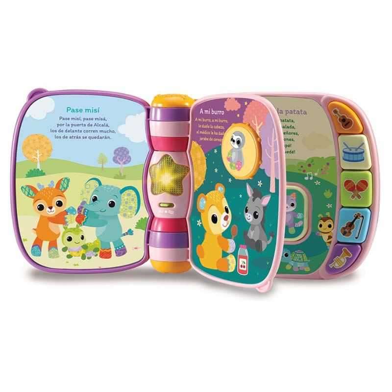 vtech libro primeras canciones rosa (166787)
