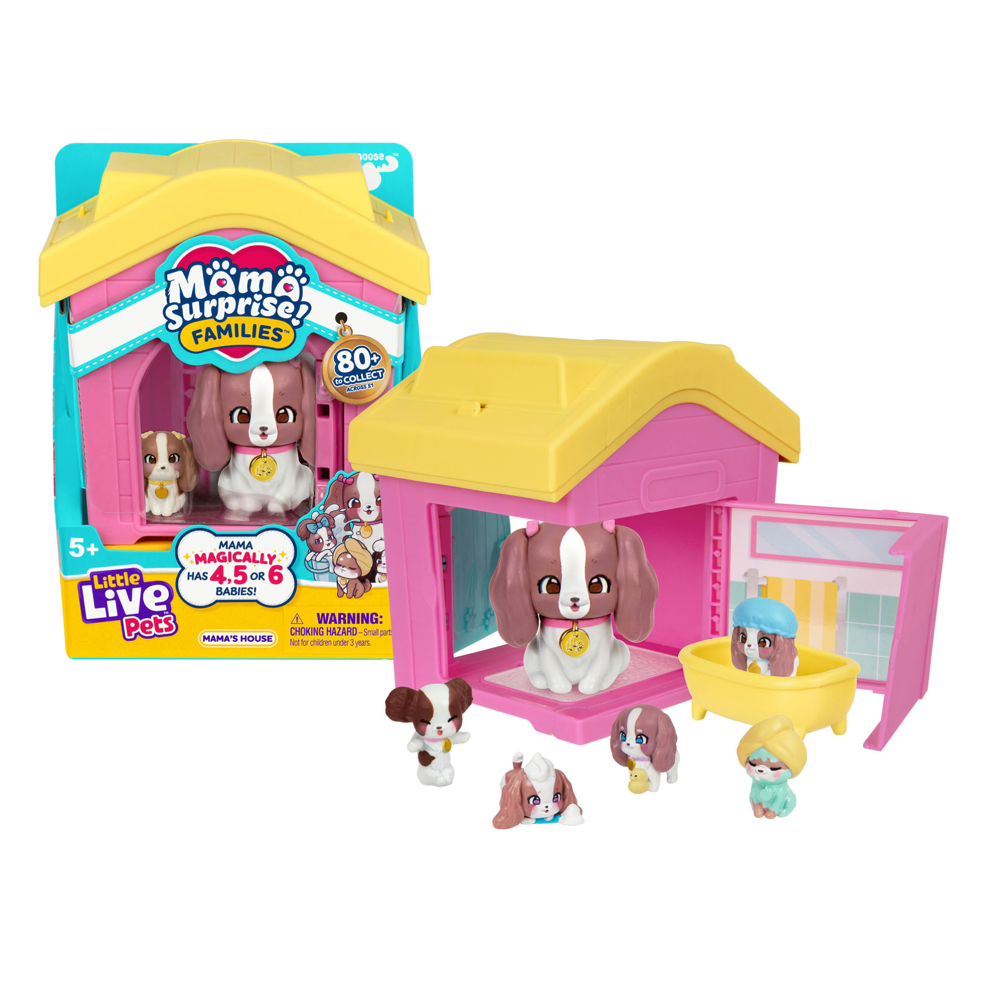little live pets mama surprise families (famosa - lp306000)