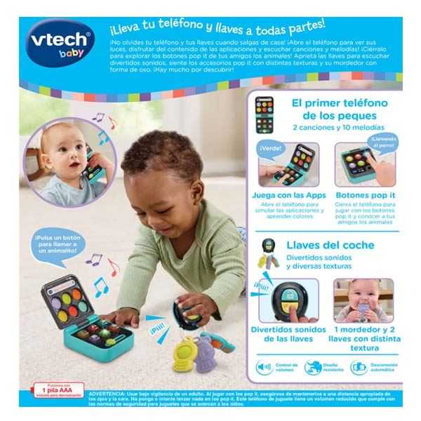vtech pop it telefono y llaves (vtech - 578122)