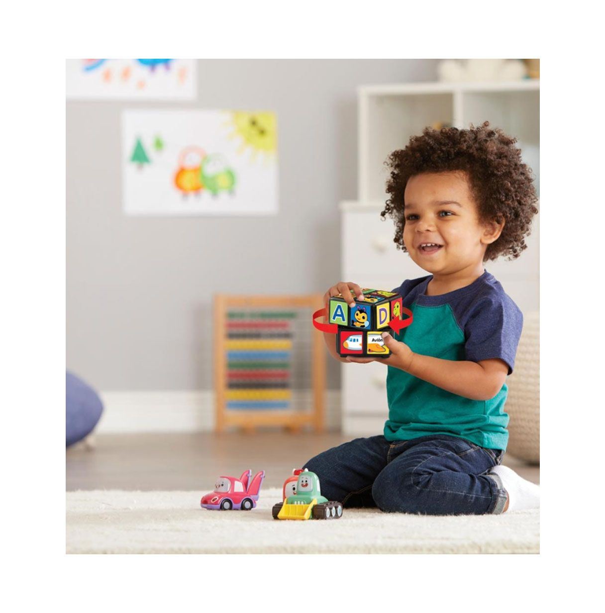 vtech cubo magico infantil gira aprende (vtech - 558422)