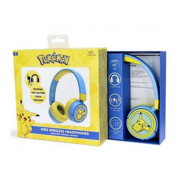 pokemon pikachu bluetooth auriculares (last level - rlpk0980)
