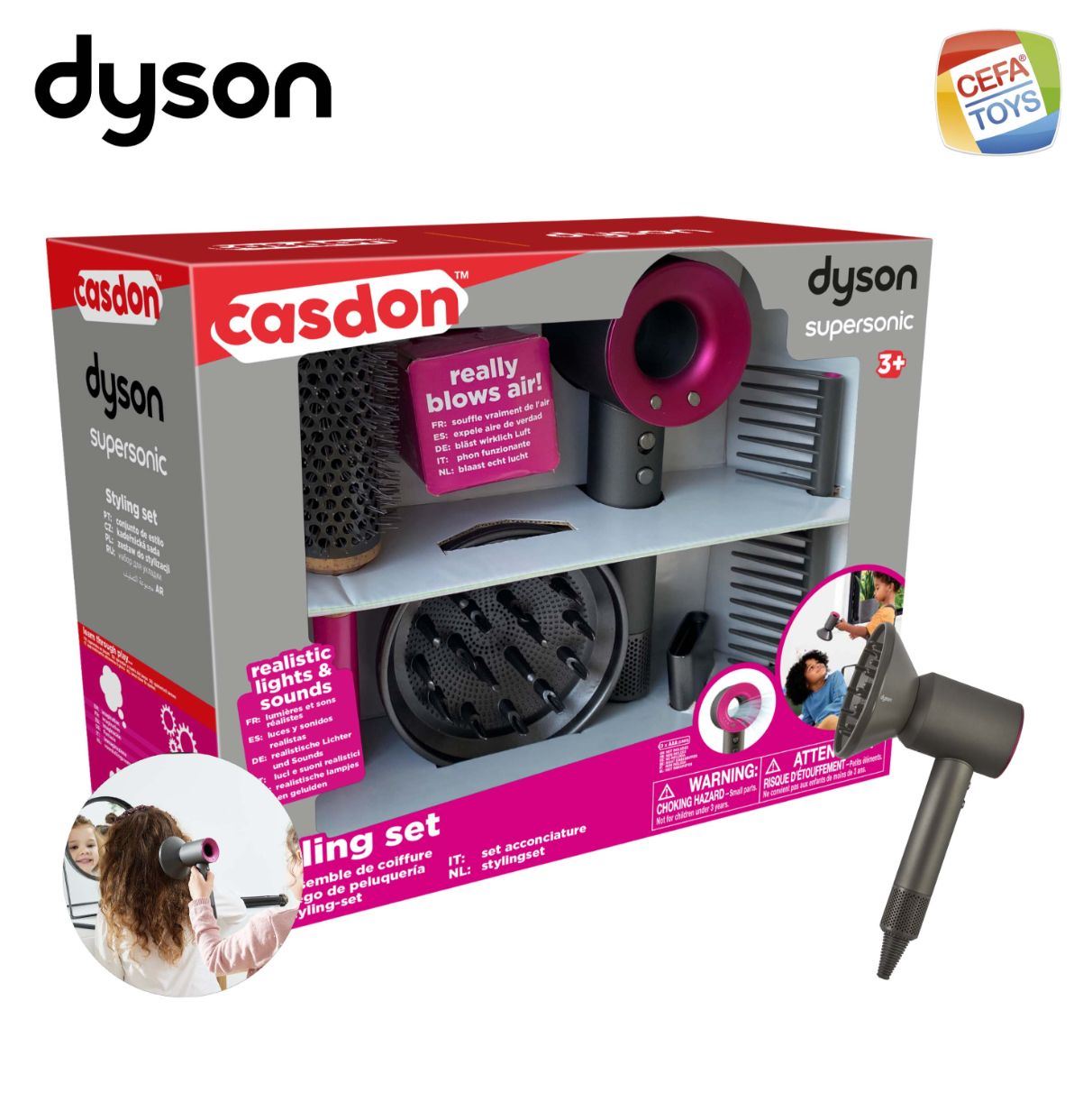 set secador de pelo dyson supersonic (cefa - 01155)