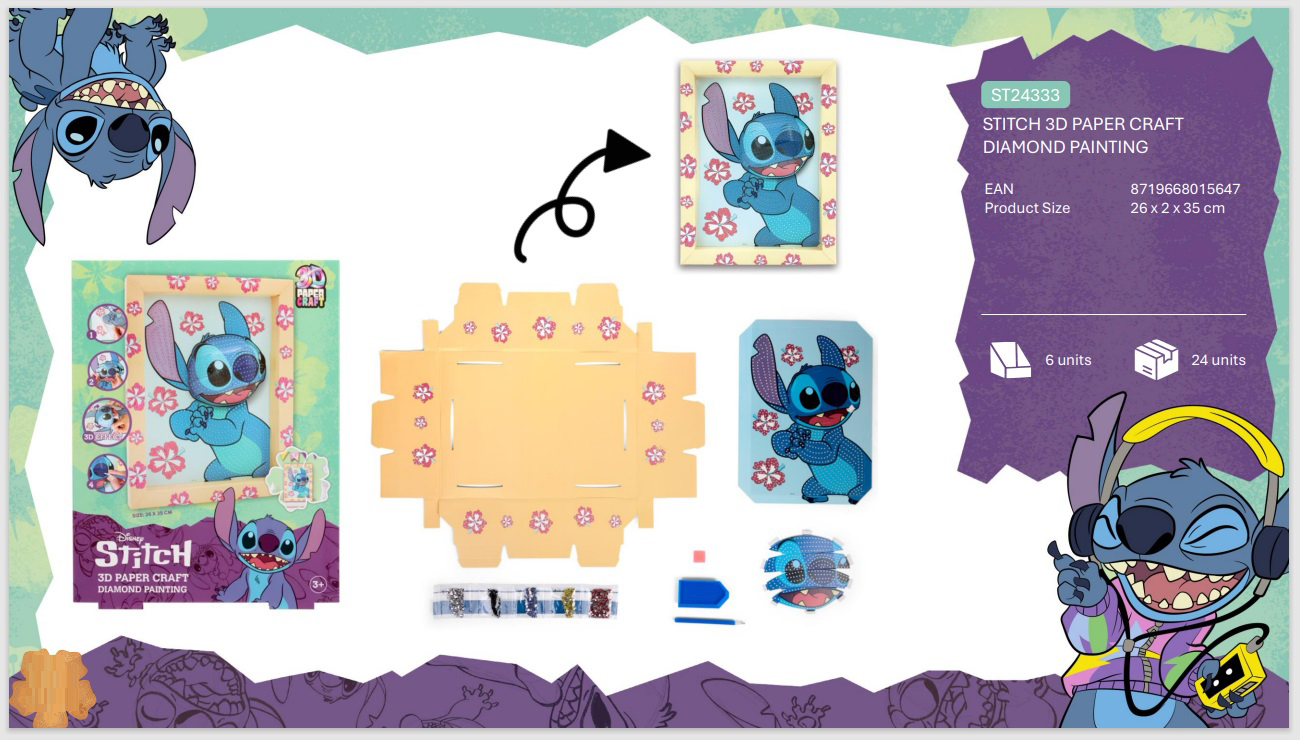 stitch mosaico diamante 3d (st24333)