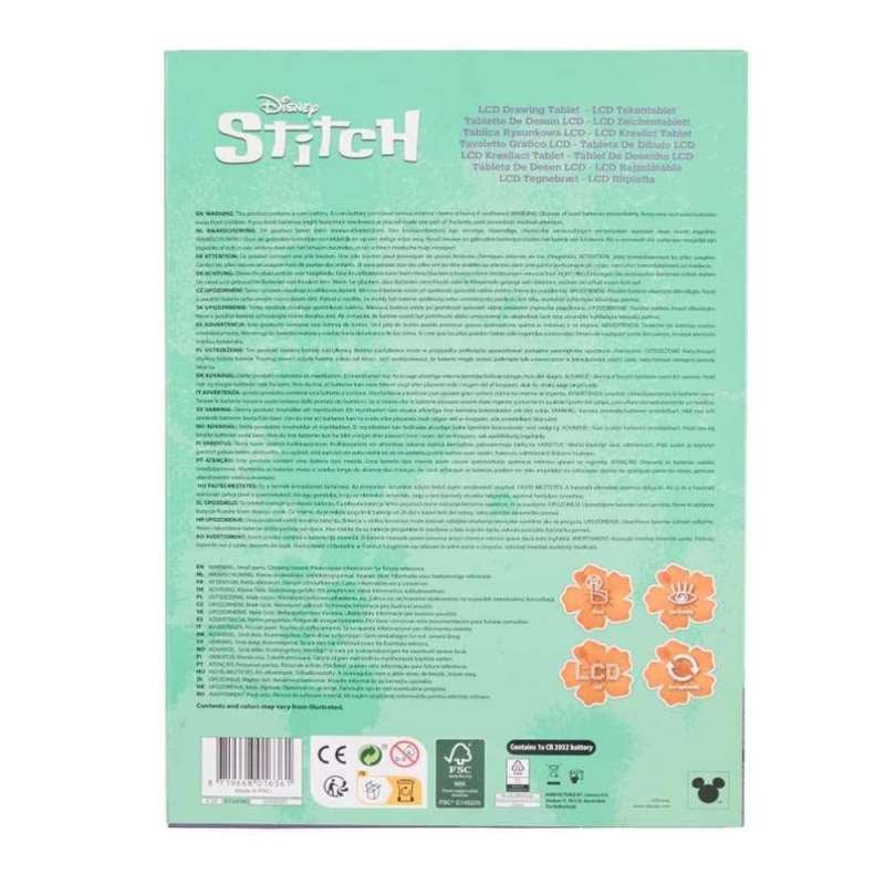 stitch tablet dibujo lcd (new import licencias - st24380)