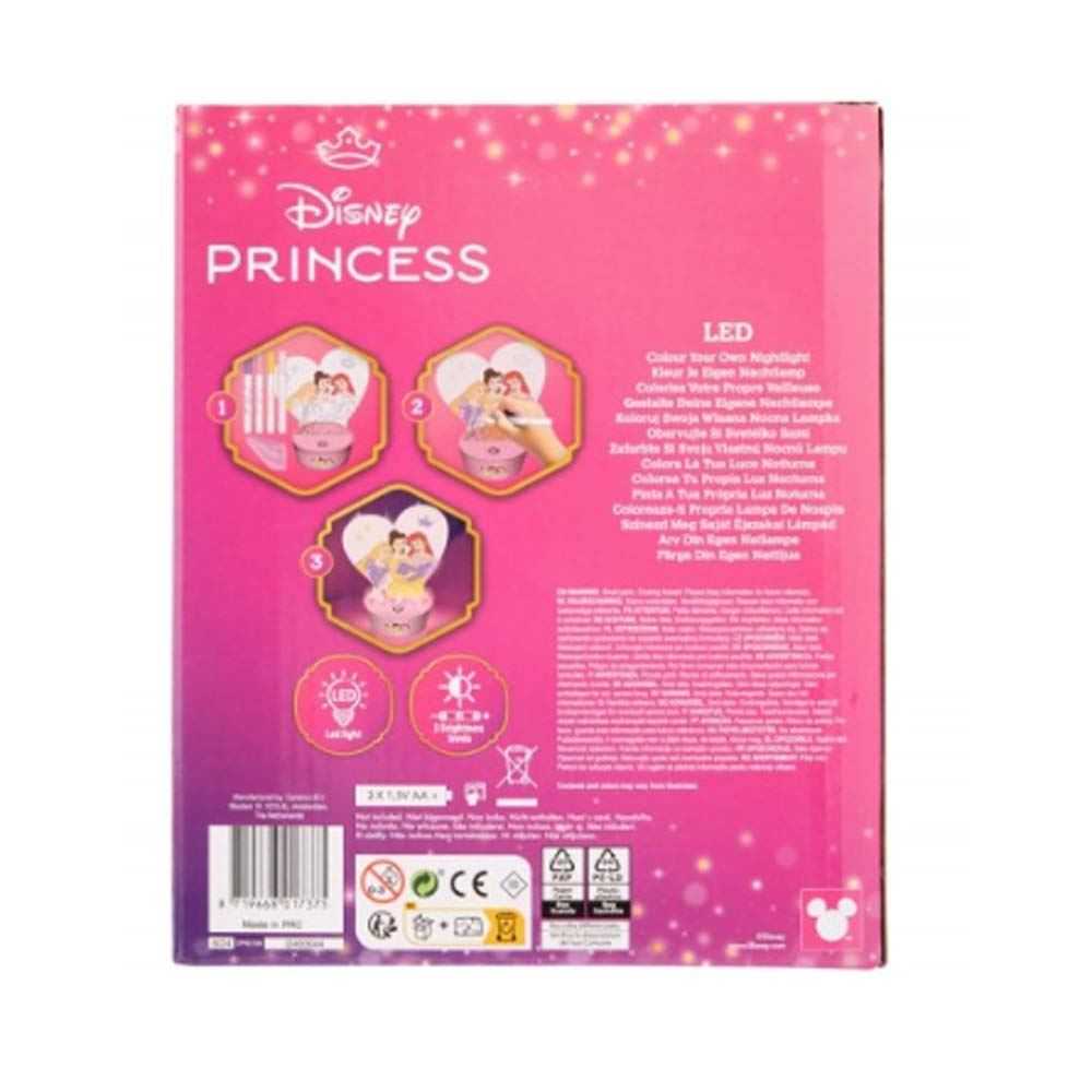 disney princess colorea tu lampara led (dp60198)