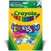 crayola 12 rotuladores super lavable punta fina (binney & smith - 58-6671) crayola 12 rotuladores super lavable punta fina (binney & smith - 58-6671)