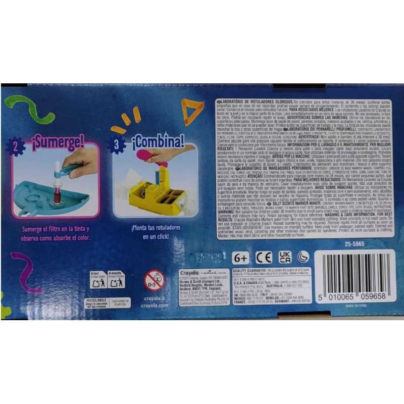 crayola laboratorio rotuladores olorosos (25-5965) crayola laboratorio rotuladores olorosos (25-5965)