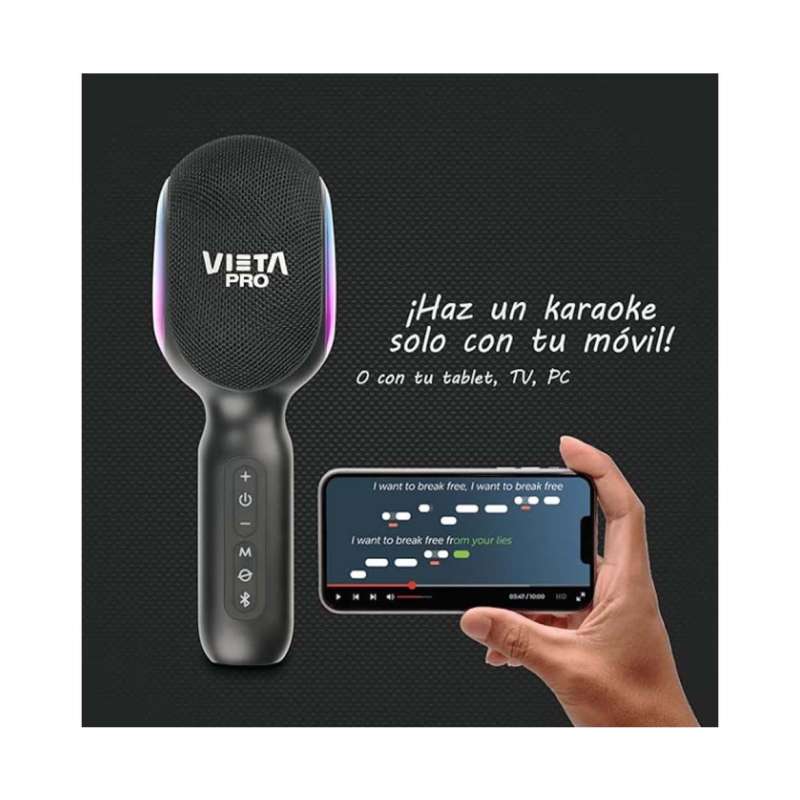 vieta microfono karaoke party la voz  (toy partner - vm-ka010bk  )