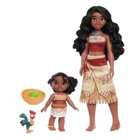 disney vaiana 2 pack 2 muÑecas hermanas (mattel - jbt66)
