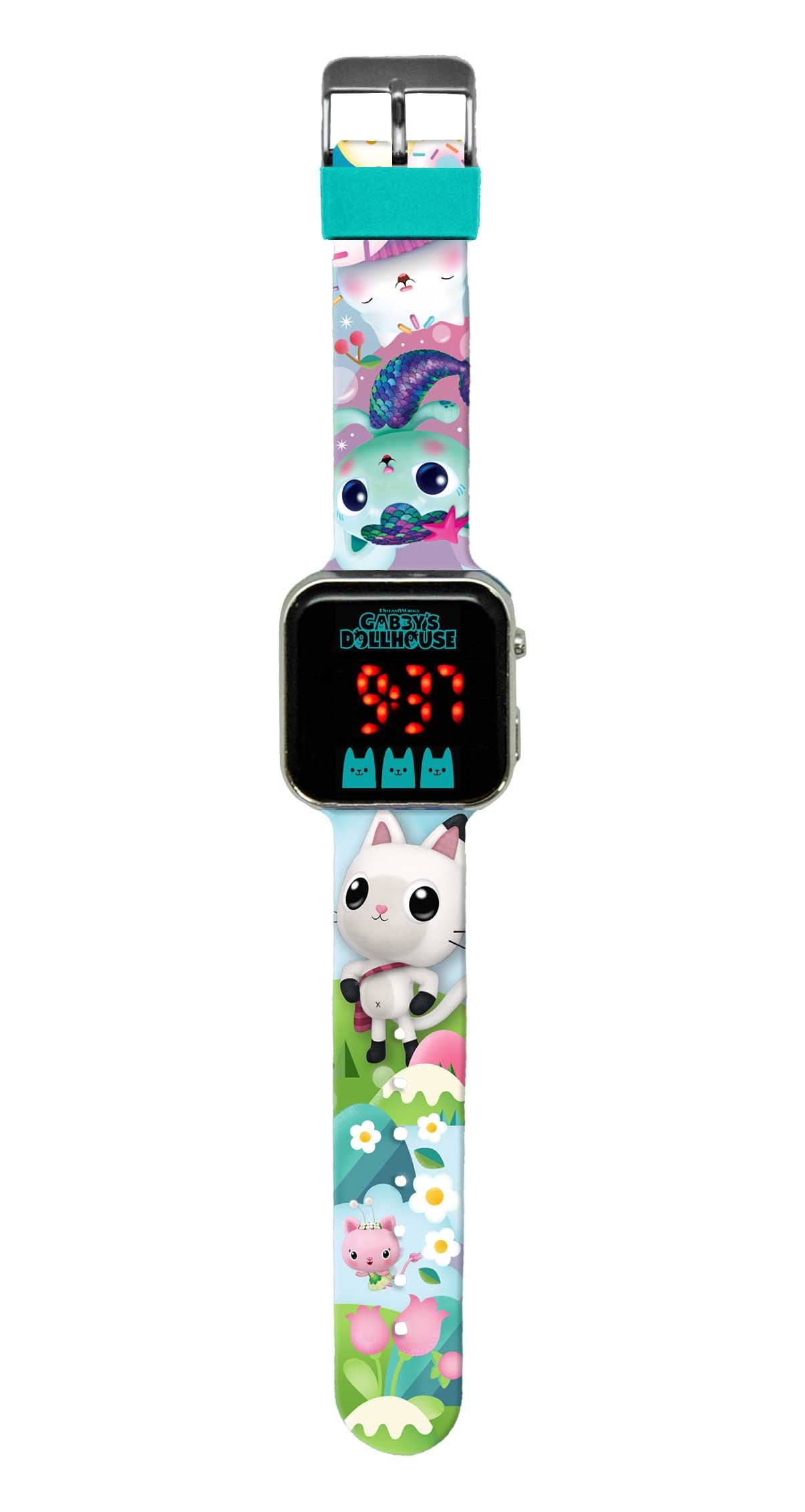 gabby´s dollhouse reloj led (kids licensing - gd00077)