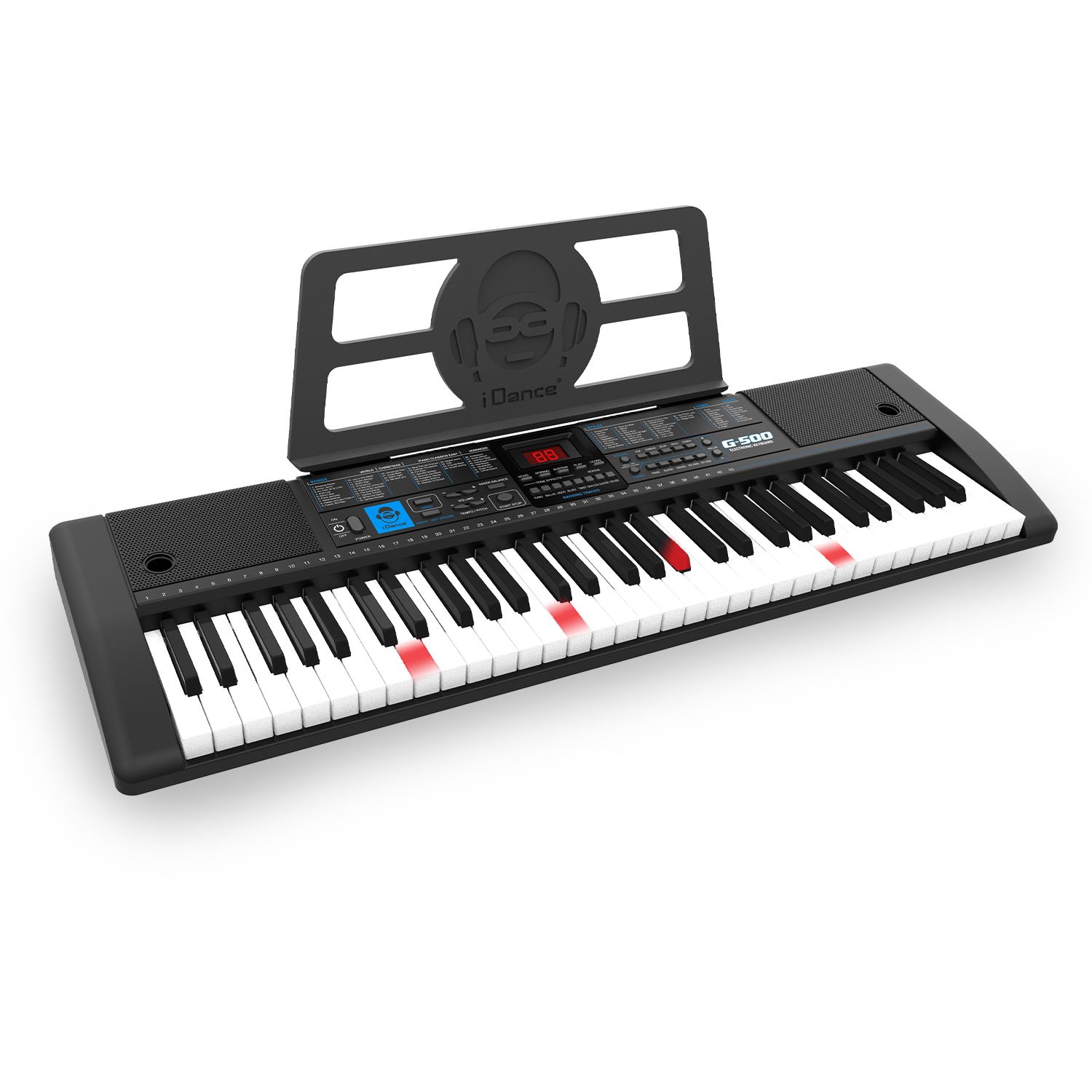 idance teclado electronico luminoso 61 (cefa - 00356)