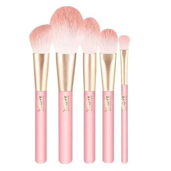 wow generation set 5 brochas maquillaje (kids licensing - wow00152)