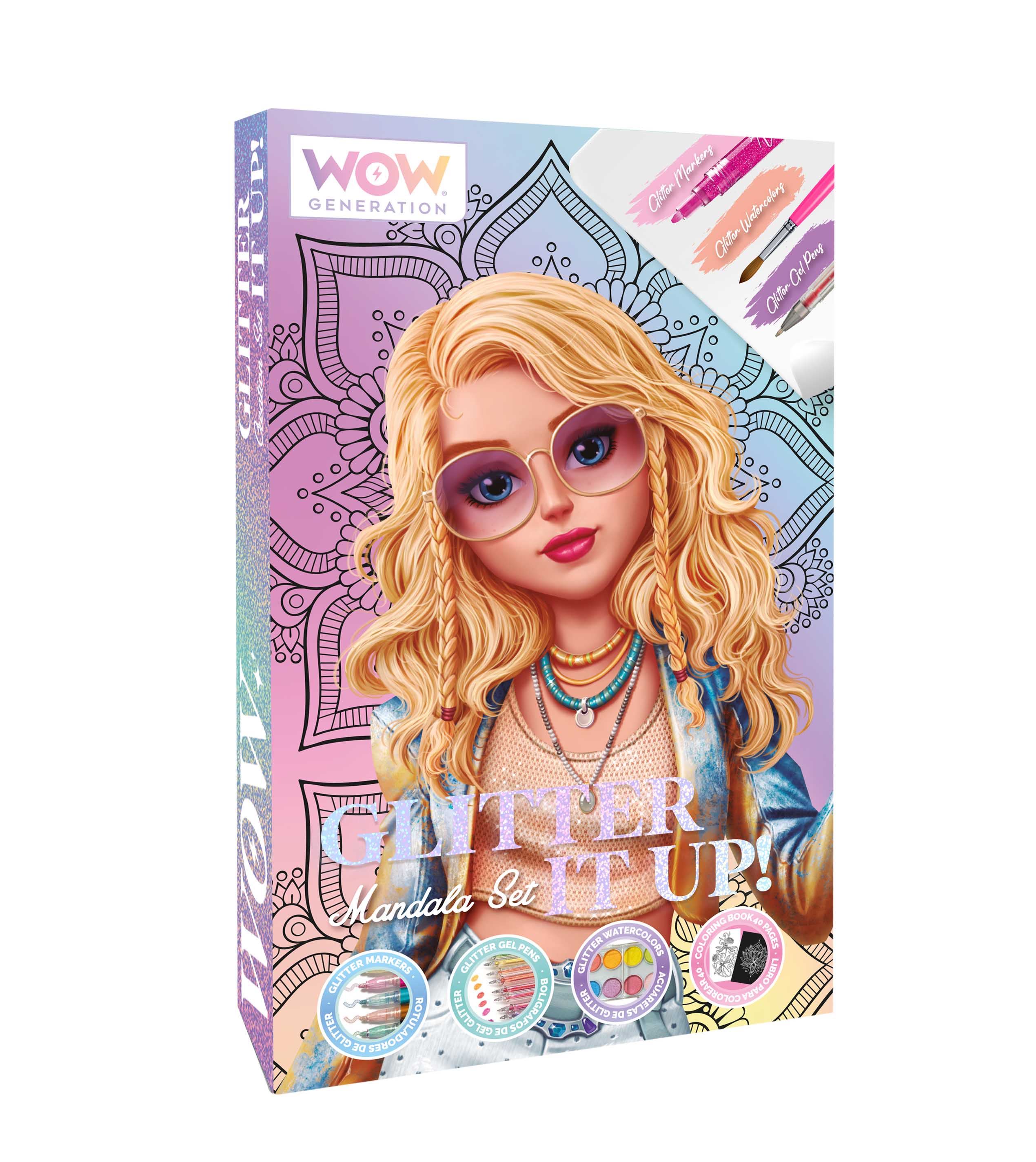 wow generation kit de arte mandala  ( kids licensing - wow00084 )