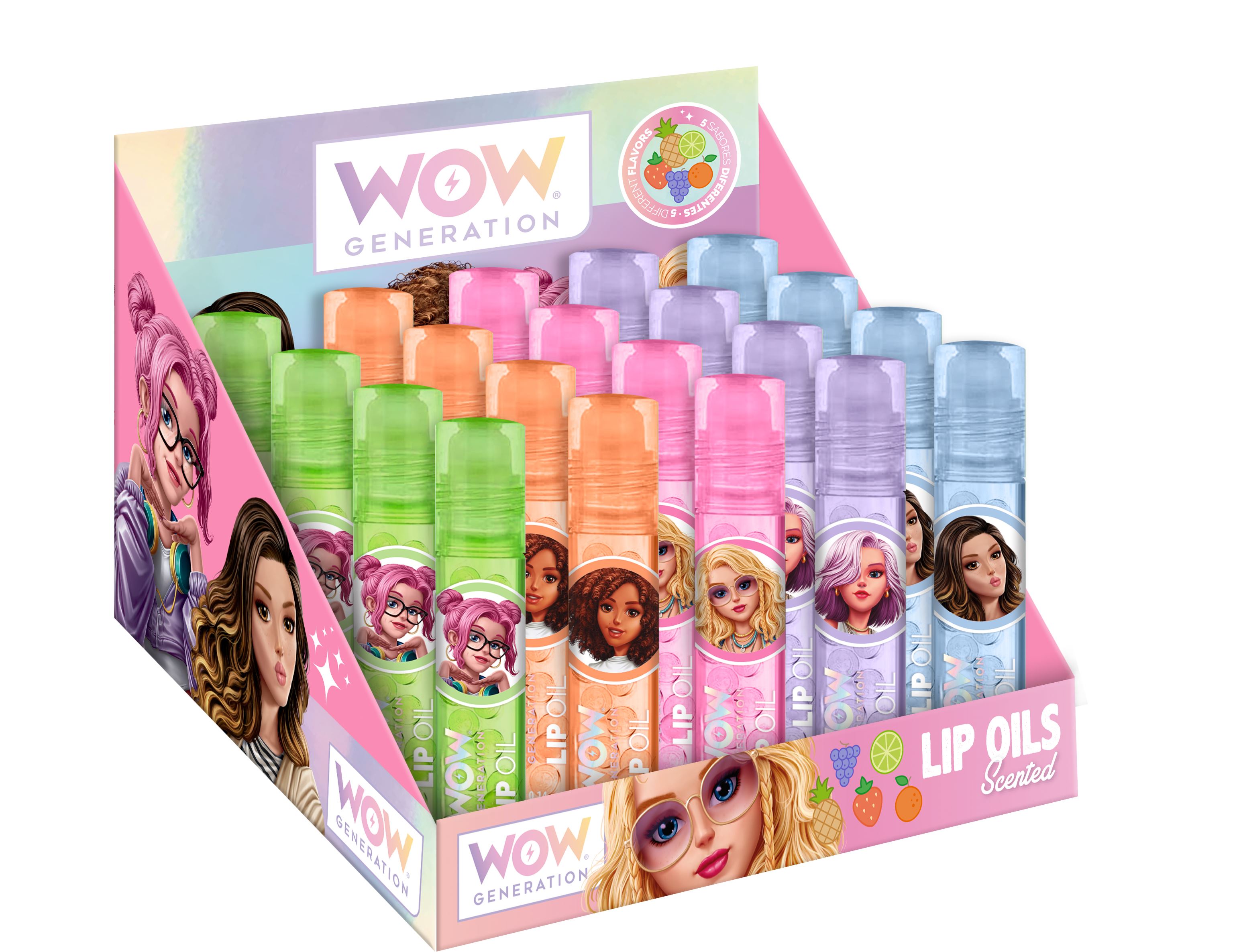 wow generation aceite labial con sabores (kids licensing - wow00100)