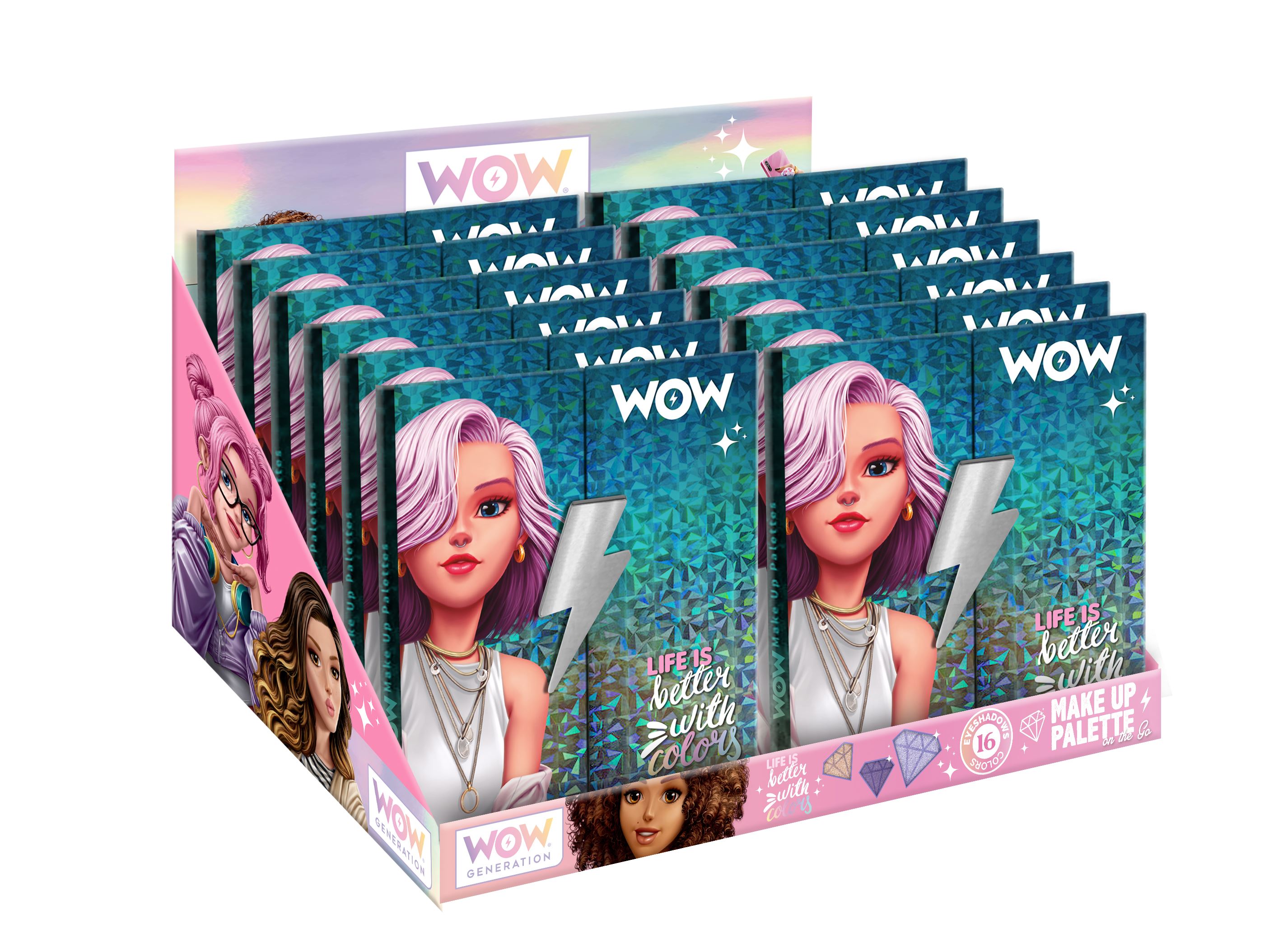 wow generation paleta de maquillaje (kids licensing - wow00098)