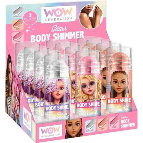wow generation roll on purpurina corporal (kids licensing -