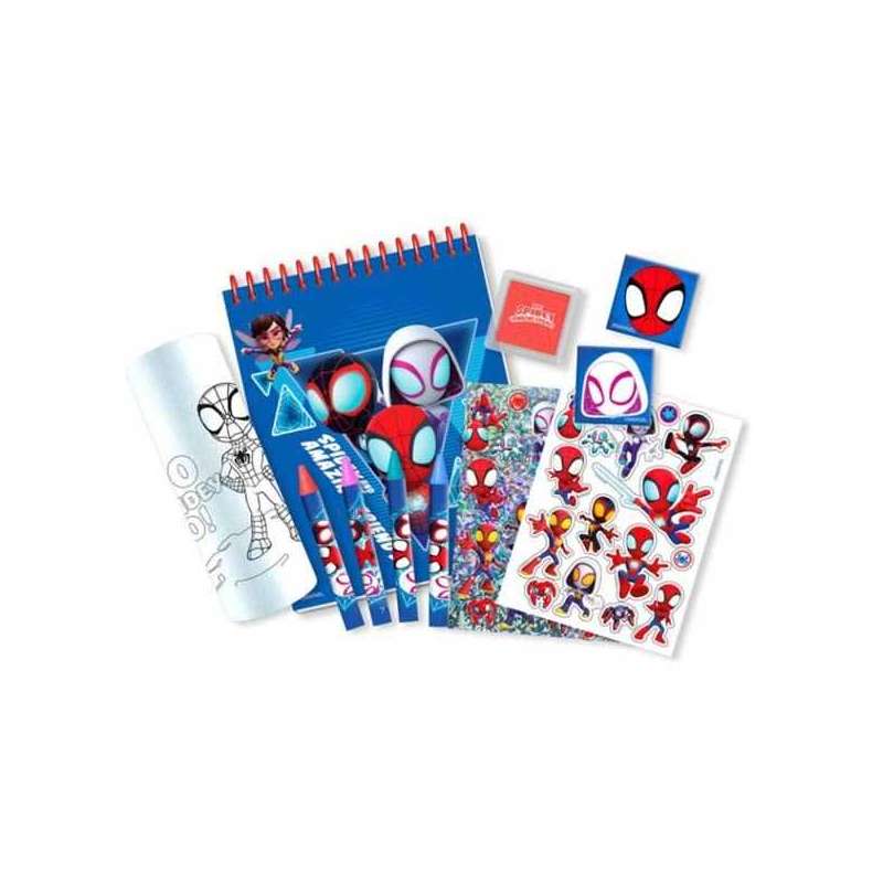 spiderman maletin 3d con papeleria (kids licensing - sp50068)