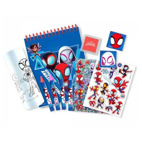 spiderman maletin 3d con papeleria (kids licensing - sp50068)