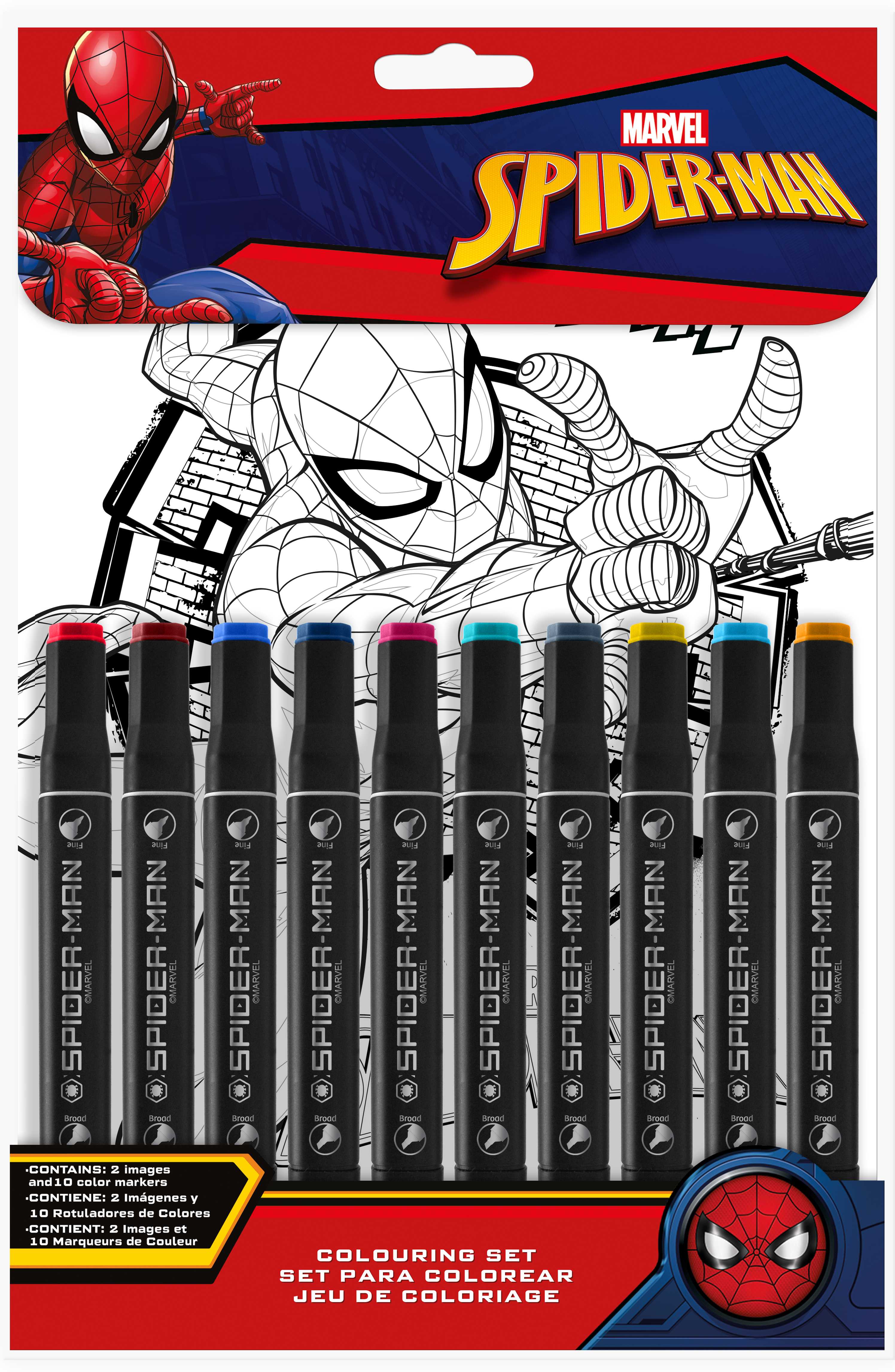 spiderman pinta con numeros (kids licensing - sp50043)