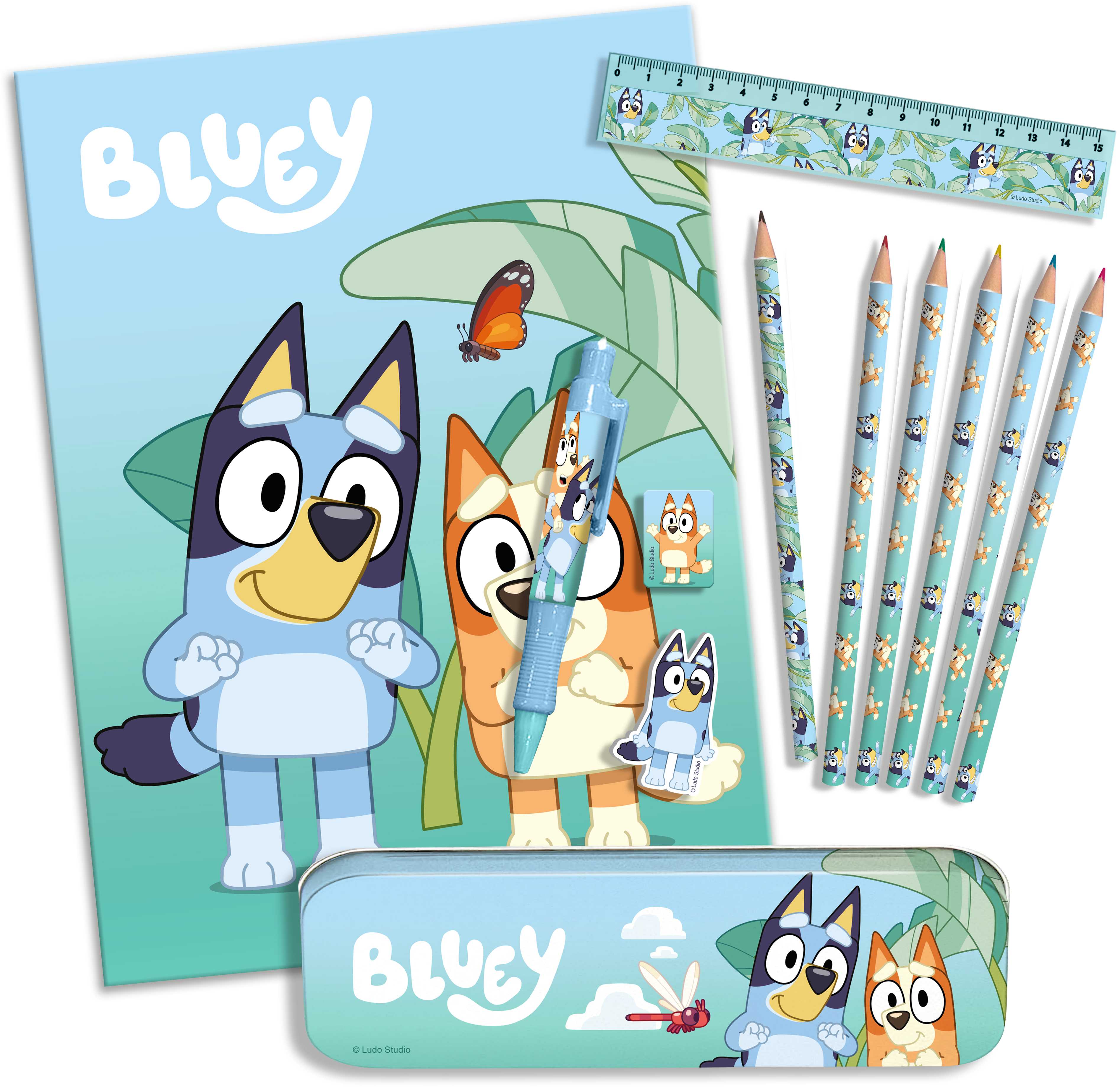 bluey bumper set reusable (kids licensing - by00010)