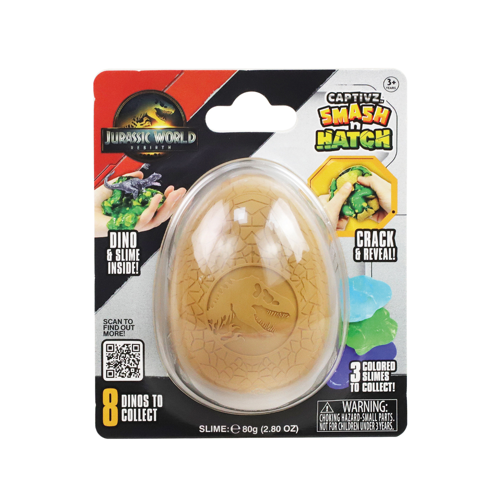 jurassic world renacimiento smash n hatch (toy partner - t01539)