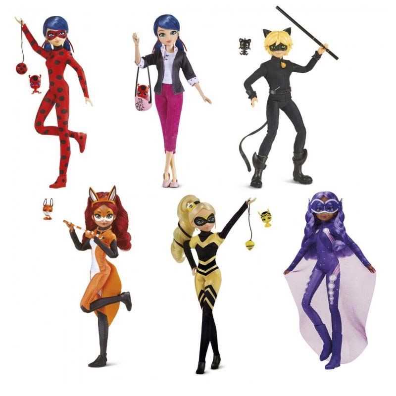 ladybug heroez fashion doll surtidas