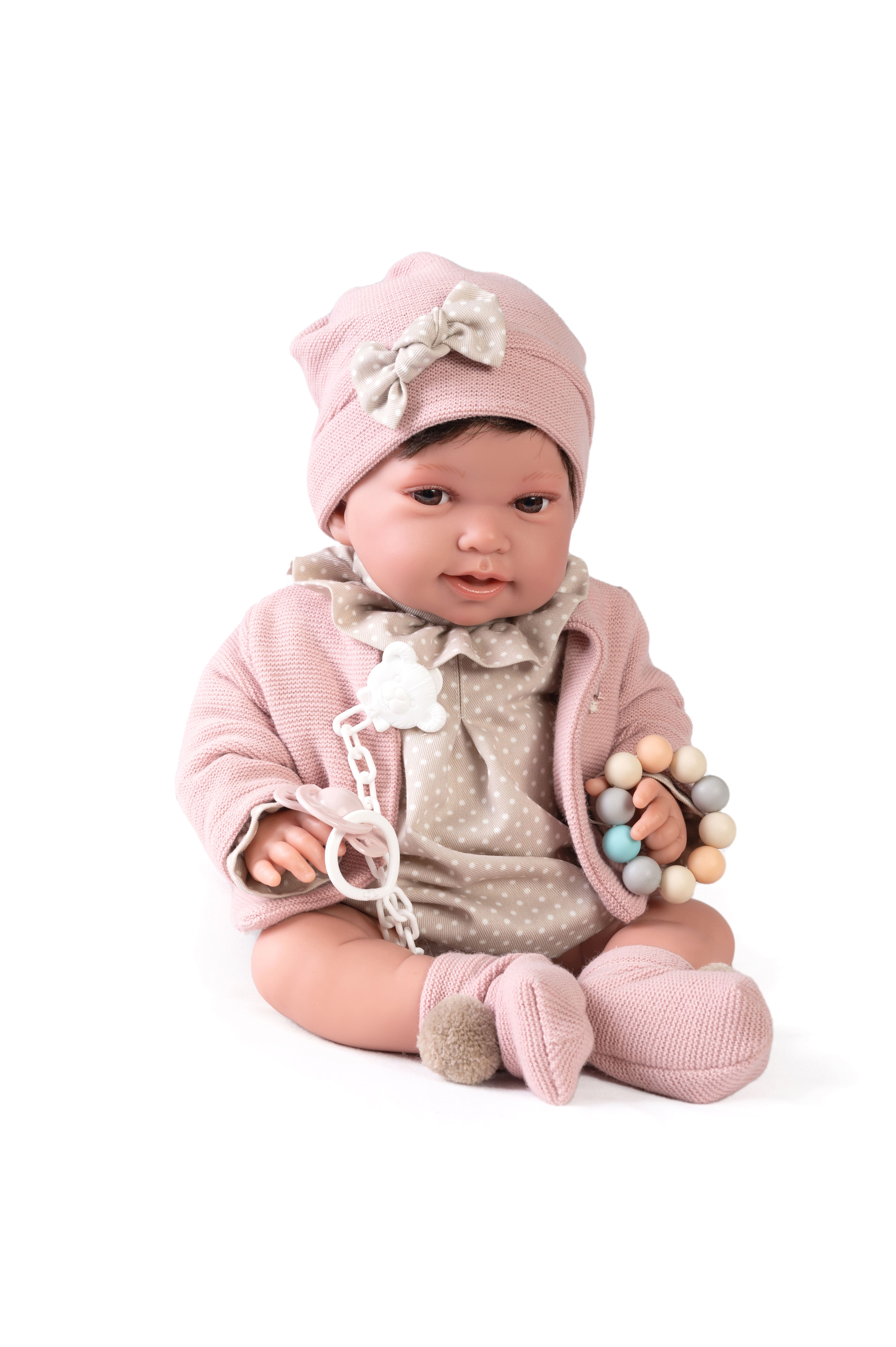 muÑeca recien nacida pipa paseo con mordedor (muñecas antonio juan - 33354)