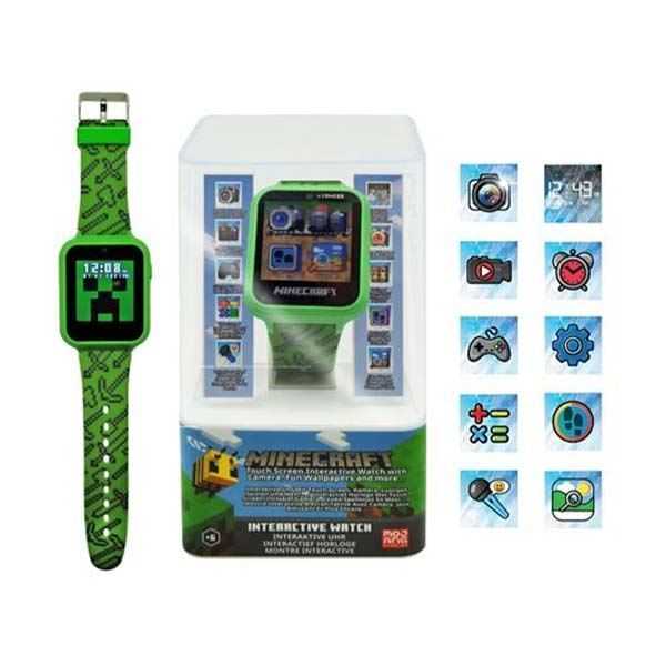 minecraft reloj inteligente (kids licensing - min4045)