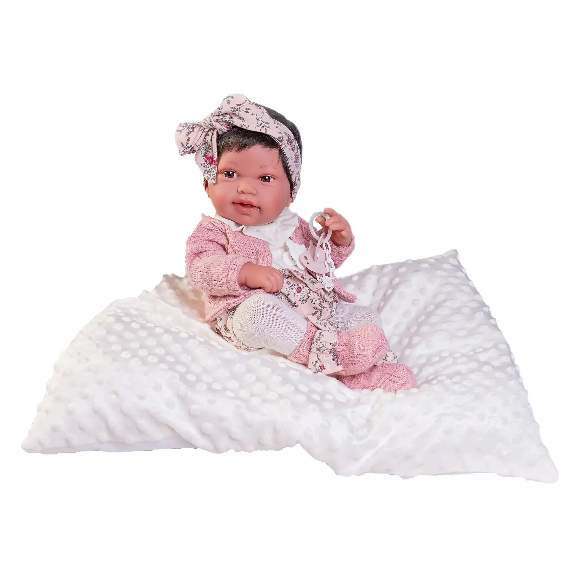 muÑeca recien nacida pipa con pendientes y cojin (muñecas antonio juan- 50036) muÑeca recien nacida pipa con pendientes y cojin (muñecas antonio juan- 50036)