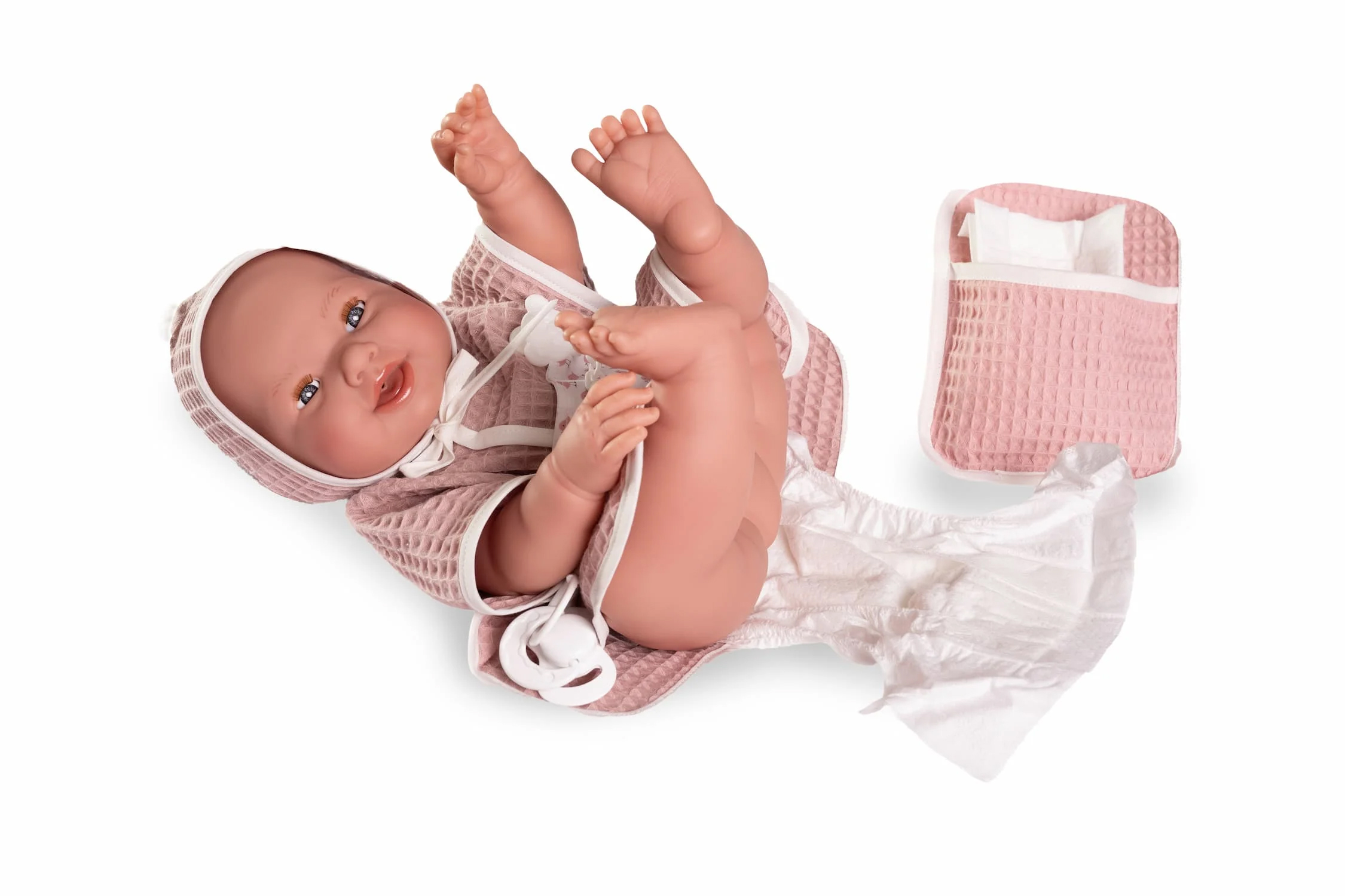 muÑeca recien nacida mia hace pipi con capita de baÑo y set (muñecas antonio juan - 50417)