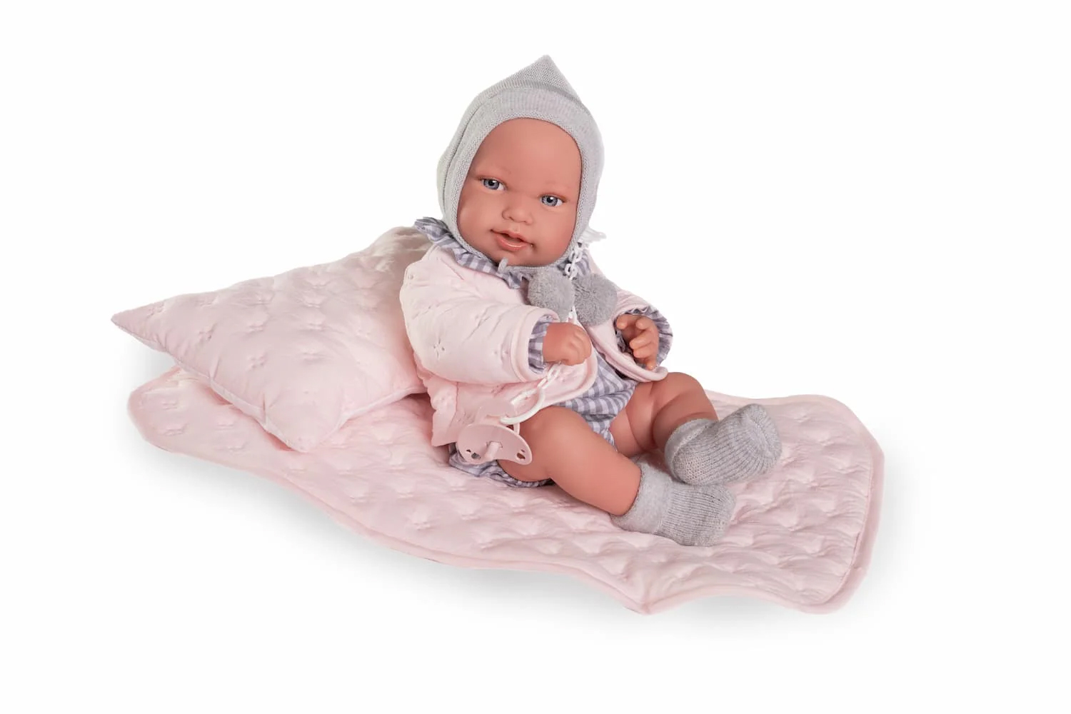 muÑeca recien nacida pipa manta acolchada (muñecas antonio juan - 50425)