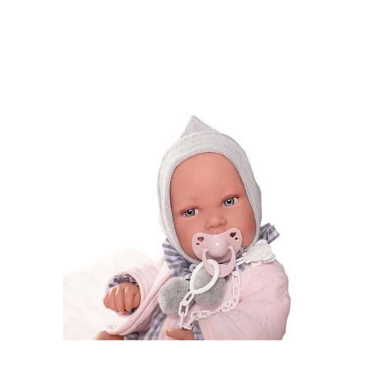 muÑeca recien nacida pipa manta acolchada (muñecas antonio juan - 50425)